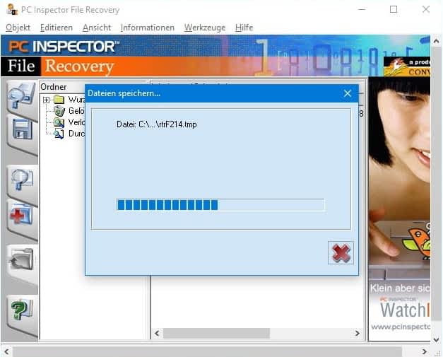 PC Inspector File Recovery Screenshot 9