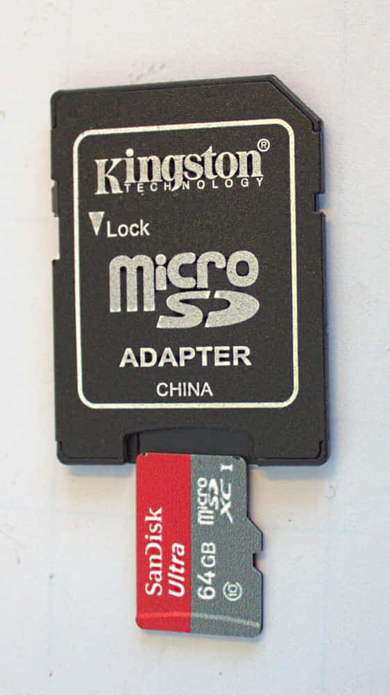 Micro SD Karte mit SDXC Spezifikation